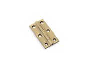 Alexander and Wilks Heavy Pattern Solid Brass Cabinet Butt Hinge - Pair