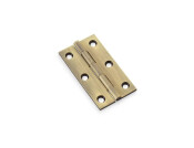 Alexander and Wilks Heavy Pattern Solid Brass Cabinet Butt Hinge - Pair