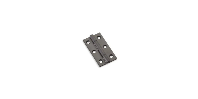 Alexander and Wilks Heavy Pattern Solid Brass Cabinet Butt Hinge - Pair