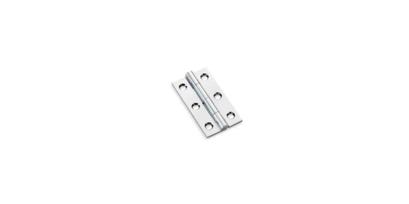 Alexander and Wilks Heavy Pattern Solid Brass Cabinet Butt Hinge - Pair
