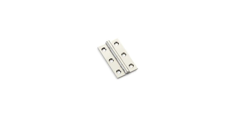 Alexander and Wilks Heavy Pattern Solid Brass Cabinet Butt Hinge - Pair