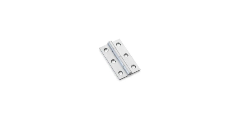 Alexander and Wilks Heavy Pattern Solid Brass Cabinet Butt Hinge - Pair