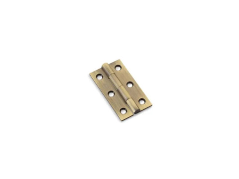 Alexander and Wilks Heavy Pattern Solid Brass Cabinet Butt Hinge - Pair