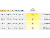 Loox5 LED3036 65x65mm 24V/2.5W 5000K Slv