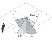 Loox5 LED Mo.Detect Switch 24V/90W Slv