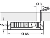 Loox5 LED2025 DL x1 Set 12V/3.8W 4000K