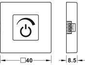 Loox Mod Dimmer w Touch SM Pl Slv