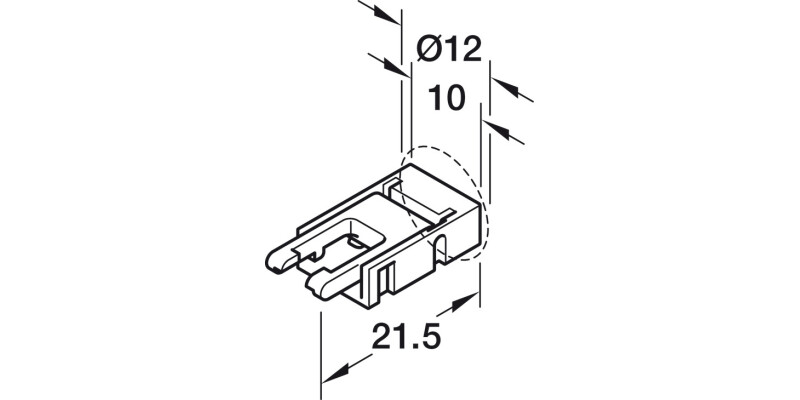 Loox5 LED 8mm IC Lead 50mm MC