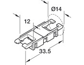 Loox5 10mm Clip Conn. 12/24V 33.5m RGB