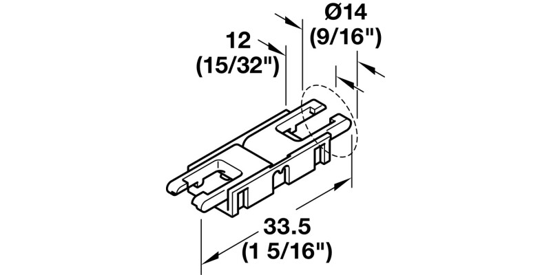 Loox5 10mm Clip Conn. 12/24V 33.5m RGB