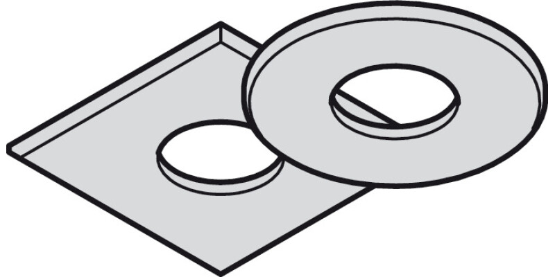 Loox LED2090 Bezel RM D32.5mm Pl Slv