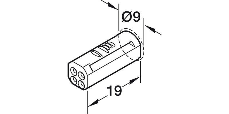 Loox5 LED 8mm Lead 12V 2.0m MW
