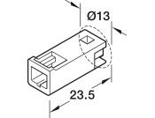 Loox5 LED Ext Lead 24V 0.5m MC