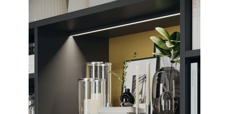 Loox5 2102 Profile 3.0m Alu/Pl Opl/Blk