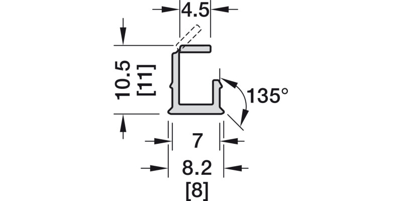 Loox5 1102 Profile 3.0m Pl Opl/Wht