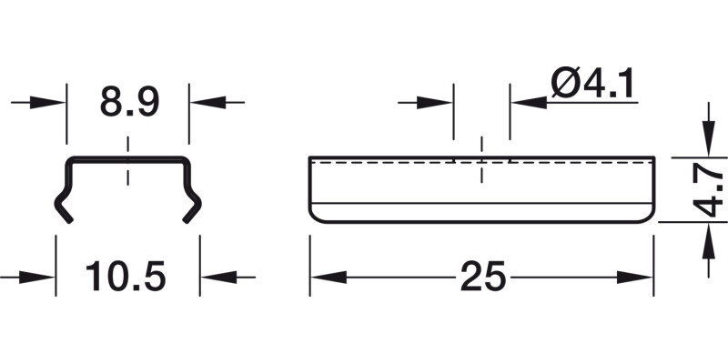 Loox5 2103/2104 Profile Mnt Brkts SS Slv