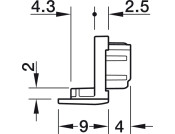 Loox5 1103 Profile Endcaps RM Pl Slv
