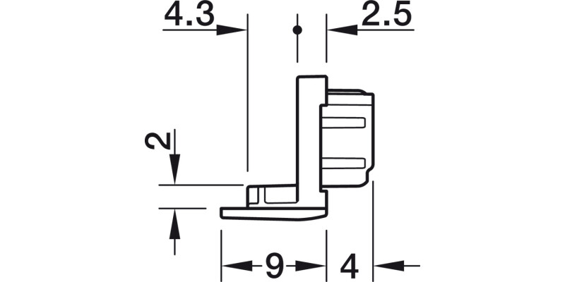 Loox5 1103 Profile Endcaps RM Pl Blk