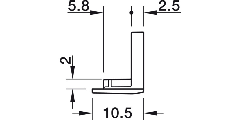 Loox5 1106 Profile Endcaps RM Pl Slv