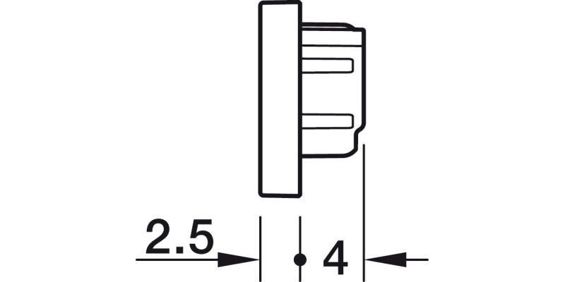 Loox5 2102 Profile Endcaps SM Pl Slv
