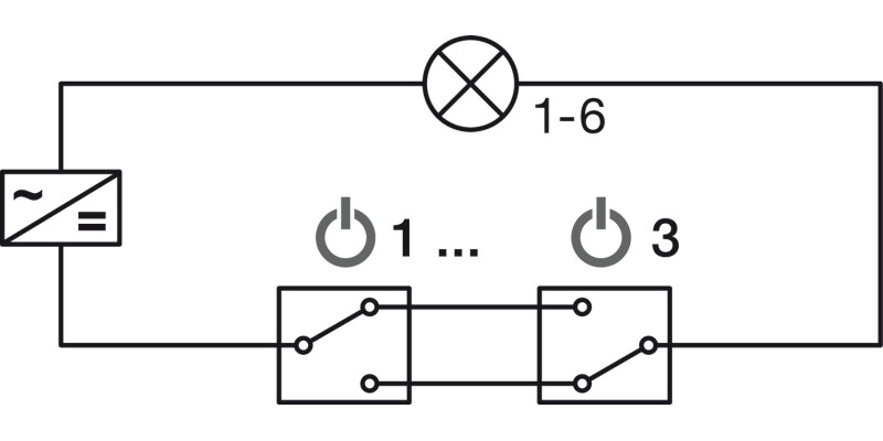 Loox5 6-Way Distr+3Swt BoxBox 12V/60W