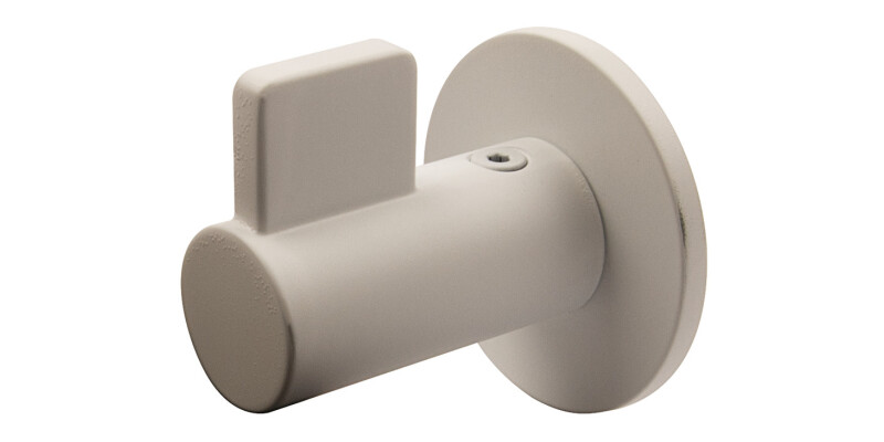 Hat and Coat Hook, Zinc Alloy, 52 x 54.5 mm, Fin