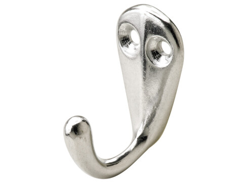 Coat Hook, Single, Aluminium