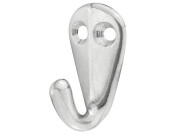 Coat Hook Sgl 36x19x30mm Alu Pol