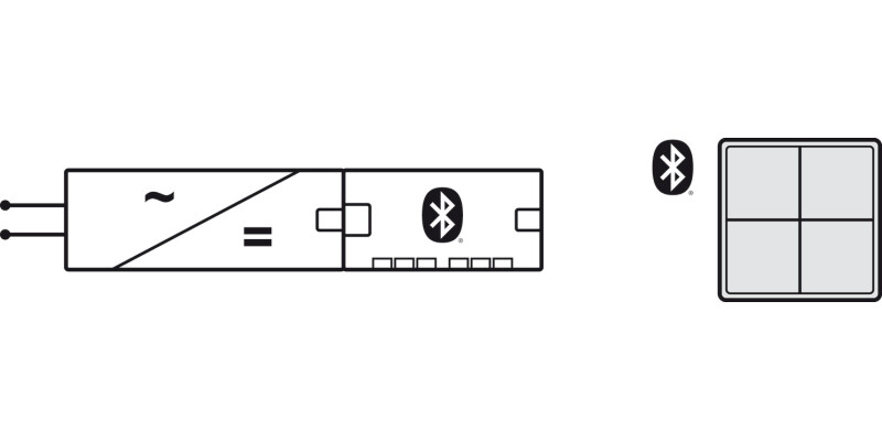 Loox5 Con Msh Wall Mnt Swt PushButton