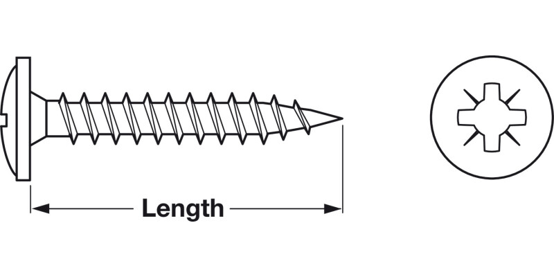 Hospa Scr Ful Flat PZ3 D4.0x20mm Glv