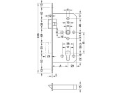 Startec Mort P.Cyl Lock Rad 55/84mm Blk
