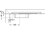 Geze ActiveStop SoftSelf Close Mech Slv