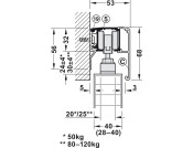 Slido D-Li11 50P FitSet 1Dr wo SC