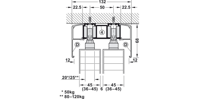 Slido D-Li11 50P FitSet 1Dr wo SC