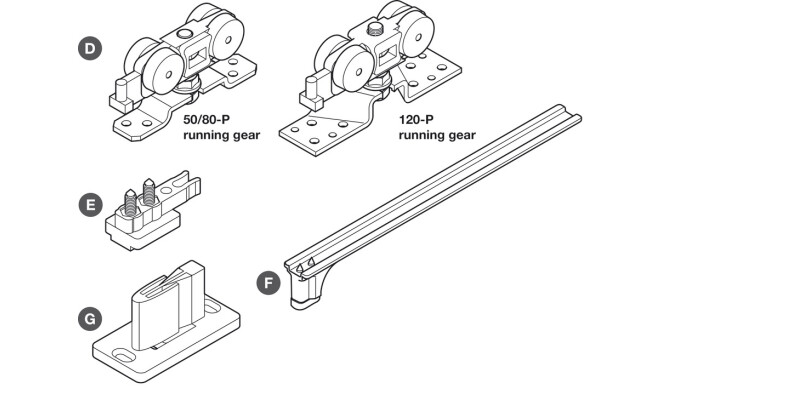 Slido D-Li11 50P FitSet 1Dr w SC