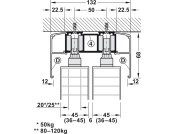 Slido D-Li11 50P FitSet 1Dr w SC