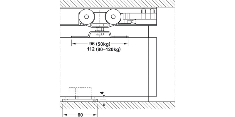Slido D-Li11 50P FitSet 1Dr w SC