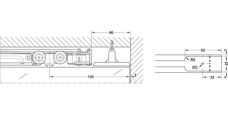 Hawa Porta 100GW Soft Close