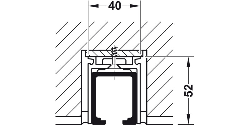 Hawa Junior 80B Pocket Dr FitSet 1D Std