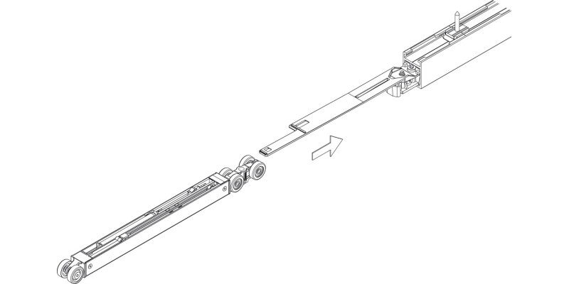 Hawa Pocket 80 Mnt Profile 2500mm SAA