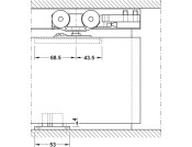 Slido D-Li11 120O FitSet 1Dr w 2xSC