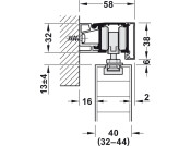 Slido D-Li11 120O FitSet 1Dr w 2xSC