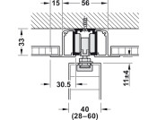 Slido D-Li11 120O FitSet 1Dr w 2xSC