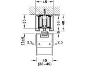 Slido D-Li11 120O FitSet 1Dr w 2xSC