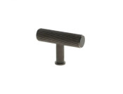 Alexander and Wilks Crispin Reeded T-bar Cupboard Knob