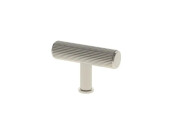 Alexander and Wilks Crispin Reeded T-bar Cupboard Knob