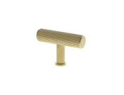 Alexander and Wilks Crispin Reeded T-bar Cupboard Knob