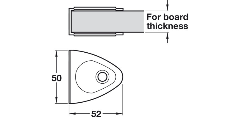 Challenger Channel Bracket 19-21mm SAA