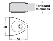Challenger Channel Bracket 19-21mm SAA