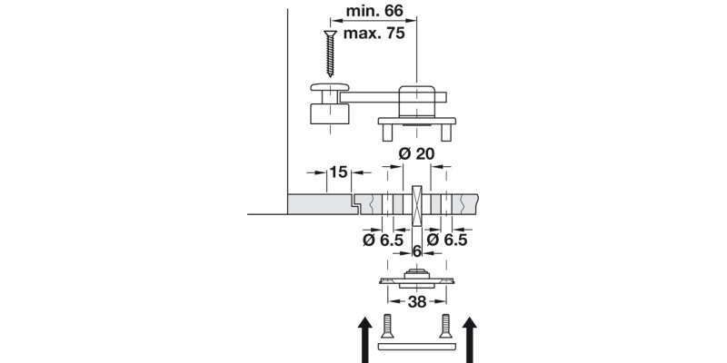 PBA Cub/Brd 316L Indicator Bolt SSS